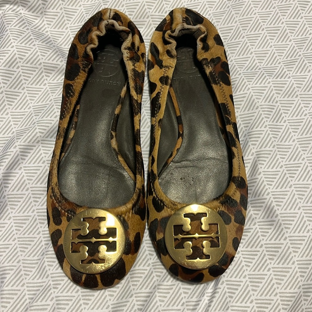 Tory Burch Cheetah Print flats
